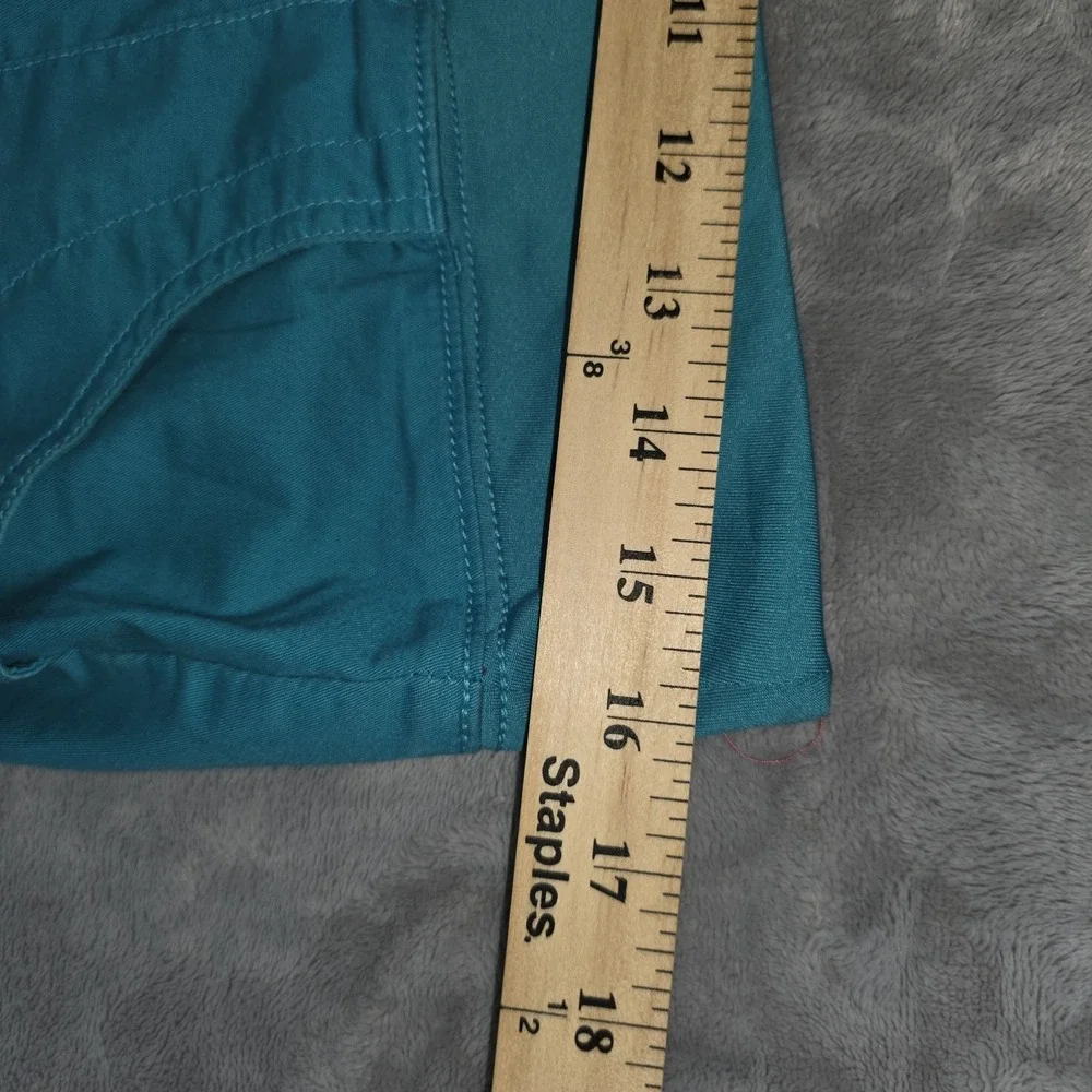 Beyond Scrubs Womens Pants Blue Pink Size PM Pull‎ On Elastic Waist Pockets
